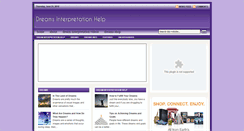 Desktop Screenshot of howtointerpetdreams.com