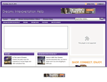 Tablet Screenshot of howtointerpetdreams.com